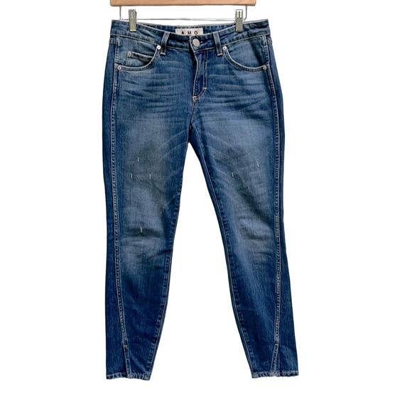 AMO Twist Denim Jeans In Dive Bar Size 27 - Picture 1 of 12